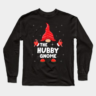 The Hubby Gnome Matching Family Christmas Pajama Long Sleeve T-Shirt